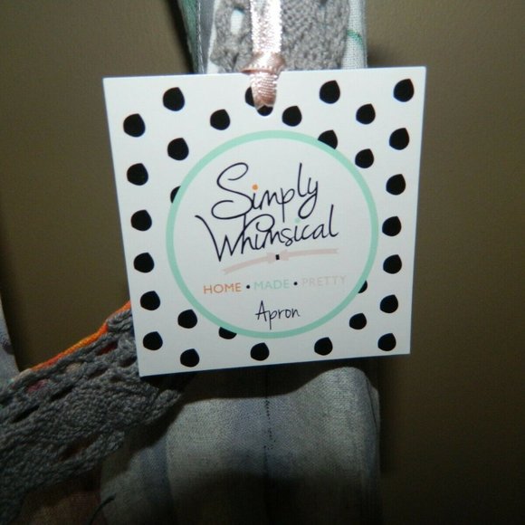 Simply Whimsical Kitchen Cooking Apron Pumpkins Fall (GG-28) - Picture 2 of 4